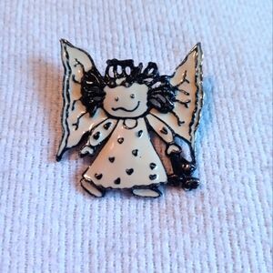 Women's beautiful angel brooch